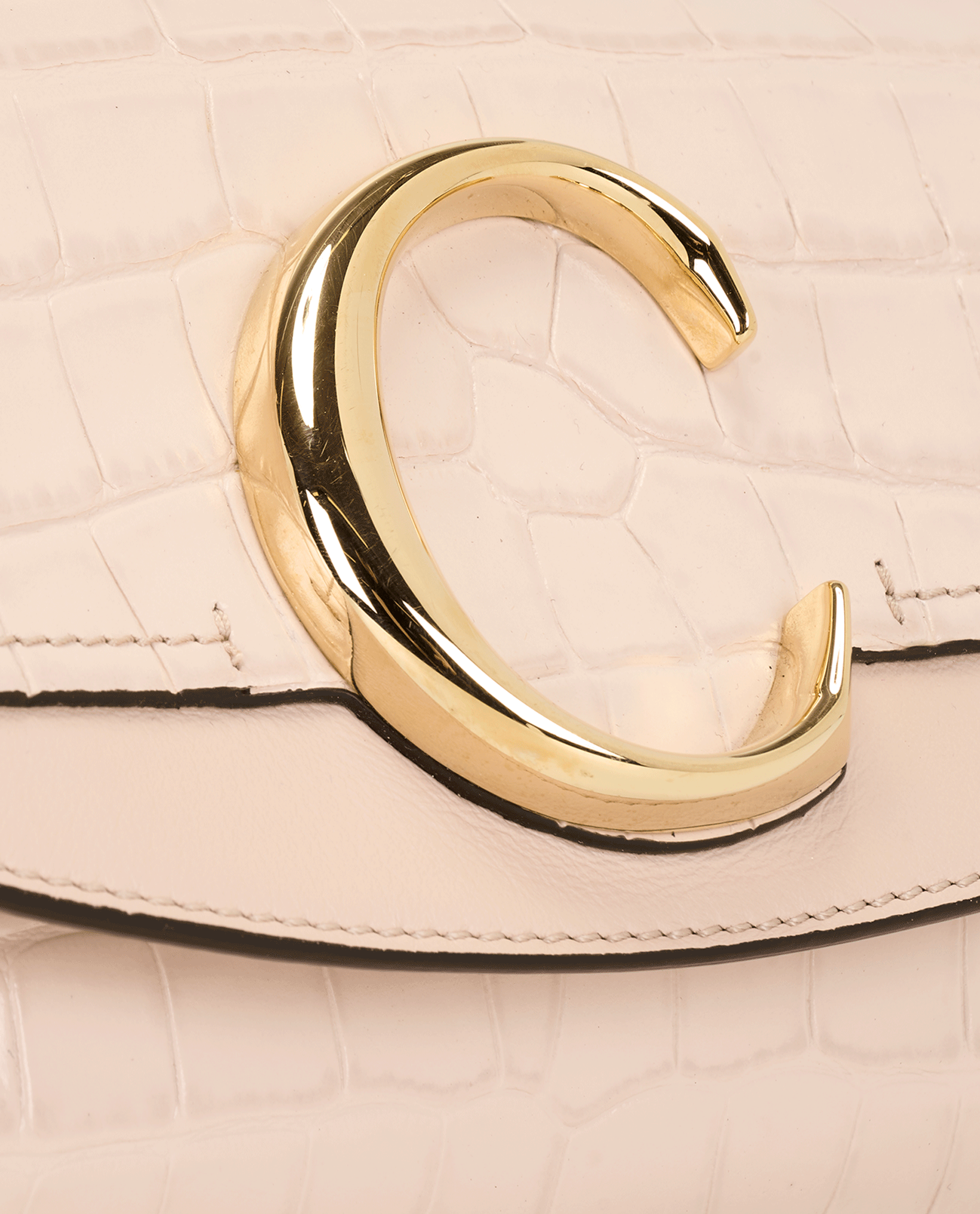 Crocodile Embossed Belt Bag, &pound;295, Handbags, Pink, Leather, Other view